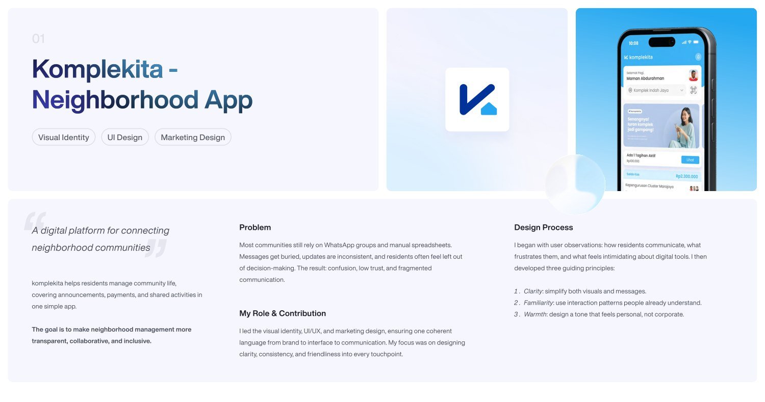 Komplekita portfolio visual 4